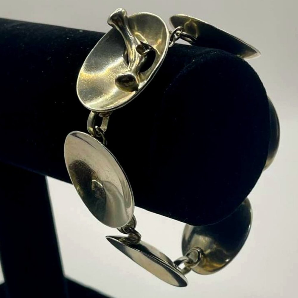 Robert Lee Morris Solid Silver Oversized Concave … - image 3